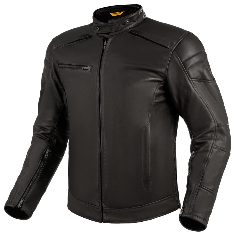 SHIMA Mens Motorcycle Jacket Black XLarge